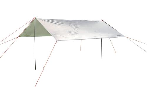 キャプテンスタッグ(CAPTAIN STAG) タープ レクタタープ セット 320×290cm UVカット 2000mm防水 2~3人用 バッグ付き ホワイト トレッカー UA-1083