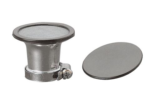キジマ (kijima) バイク バイクパーツ エアーファンネル 汎用 内径42mm アルミ製シルバー仕上げ 102-4256