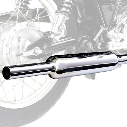 デイトナ(Daytona) バイク用 スリップオンキャブトンタイプマフラー クロームメッキ FIモデル専用 SR400(10~17) 92255