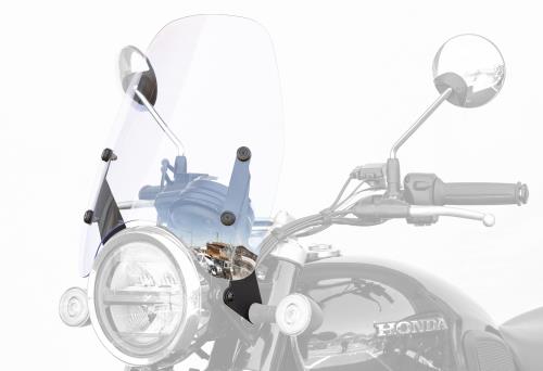 キジマ(Kijima) GB350C(2024y-) バイクパーツ スクリーンKIT クリア 305-485
