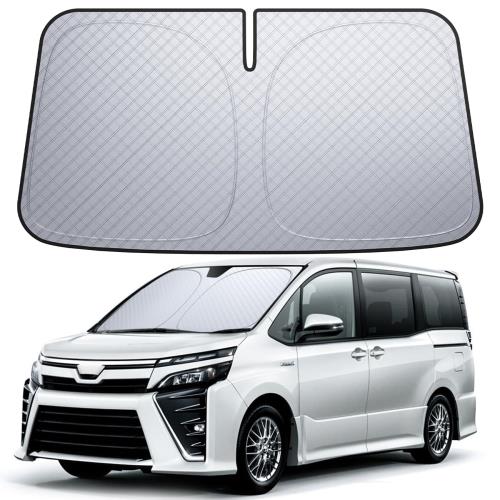 6層断熱素材 Lamicall トヨタ ヴォクシー ノア 80系 フロントガラス サンシェード: 車サンシェード 日除け 車 クルマ フロントサンシェード VOXY NOAH 車用 フロントガラス サンシェード 折り畳み式 カーシェード 断熱 カー用品 遮光 遮熱 uvカット 紫外線遮蔽 フロント さん