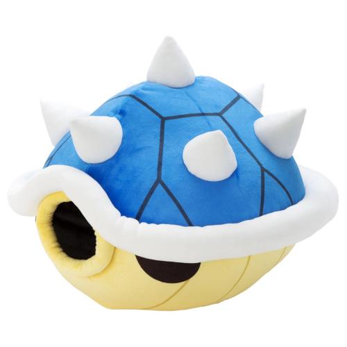 マリオ手押し車 Mocchi-Mocchi-Game style トゲゾーこうら ぬいぐるみ 高さ約30糎
