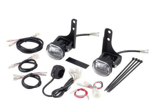 キジマ(Kijima) バイクパーツ フォグランプキット LED 補助 ライト CRF250L/RALLY('21-) 防水 IP67 7.3W×2 3000K イエロー 205-6159Y