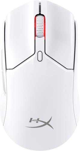 HyperX ワイヤレス ゲーミングマウス Pulsefire Haste 2ミニ PC向け 小型軽量 59g デュアルワイヤレス対応 (Bluetooth / 2.4GHz) 無線 充電式 長時間駆動バッテリー ホワイト 7D389AA [並行輸入品]