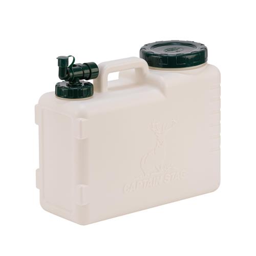 キャプテンスタッグ(CAPTAIN STAG) ポリタンク ウォータータンク ウォータージャグ 20L 蛇口付 取っ手付 日本製 ボルディ UE-2049
