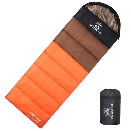YOGOTO 寝袋 グラフェン シュラフ 軽量 オールシーズン 耐寒 抗菌 210T撥水耐裂 封筒型 連結可 快適温度1kg5℃ 1.5kg0℃ 2kg-10℃ コンパクト 中綿 簡単収納 収納パック付 キャンプ アウトドア 登山 車中泊 防災用 避難用 右ジッパー 1.5kg