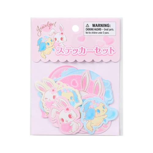 サンリオ(SANRIO) ステッカーセット（平成うまれキャラクター ふわふわハート） ジュエルペット 357006画像
