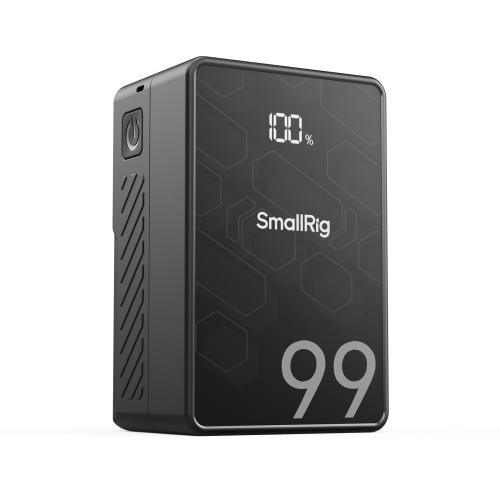 SmallRig Vマウントバッテリー VB99 SE 99Wh / 6800mAh ミニVマウントバッテリー PD 65W USB-C急速充電 D-TAP USB-A デュアルDCポート OLEDスクリーン カメラ カムコーダー モニター ビデオライト用 - 4823