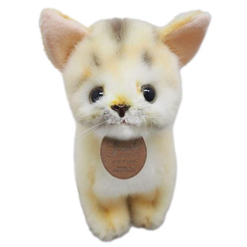 グレイスフル 猫 (日本製) おすわりアビシニアン ぬいぐるみ 全長20.5糎