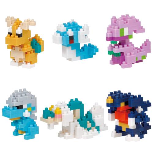 ナノブロック ミニナノ ポケットモンスター ドラゴンタイプ (BOX) NBMC_25S BOX商品 1BOX \u003d 6個入り、全6種類