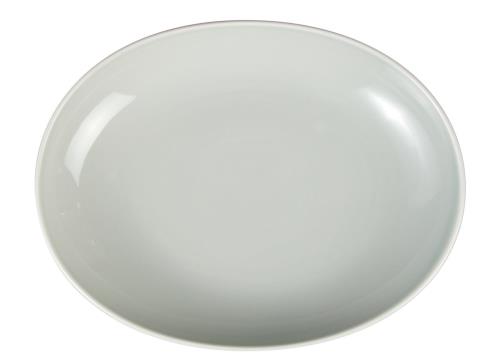 西海陶器 波佐見焼 Common コモン ボウル 皿 オーバル グレー 直径約27cm 電子レンジ 食洗器対応 日本製 13239