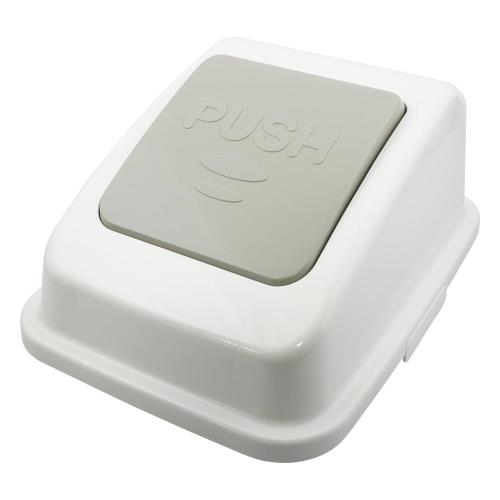 リッチェル ゴミ箱 分別ユニバーサルペール 45 (フタ) プッシュ ホワイト (W)