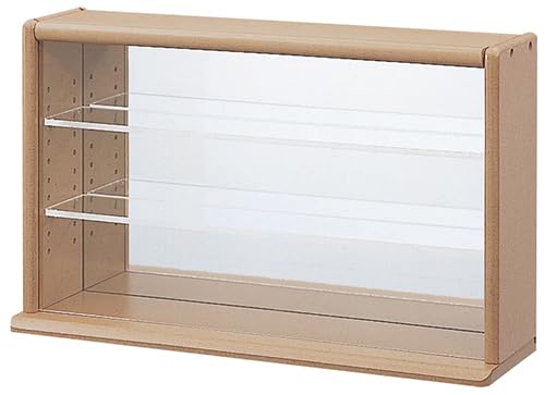 ナカバヤシ コレクションケース 透明アクリル棚板 ナチュラル木目 CCM-101 コレクションケース 透明アクリル棚板タイプ ナチュラル木目