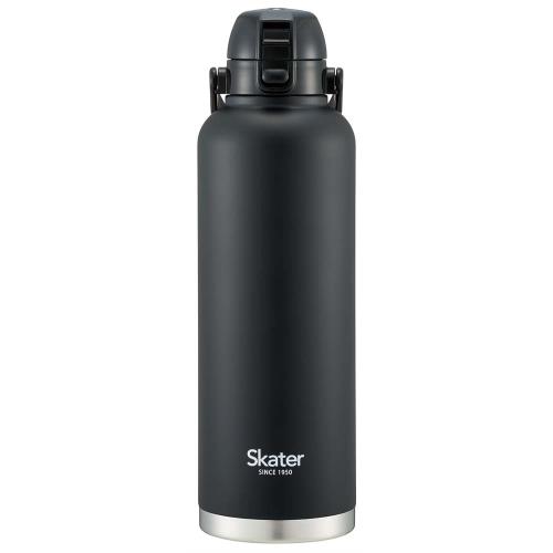 スケーター(Skater) ハンドル付き 直飲み ステンレス 水筒 2L 大容量 ワンプッシュ式 ブラック 2000ml 真空二重 魔法瓶 STD20H-A 4,855円