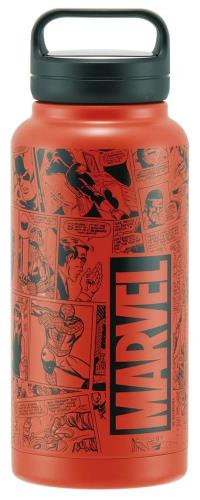スケーター 保温 保冷 ステンレス マグボトル 1000ml スクリューハンドル付 マーベル MARVEL STSC10-A