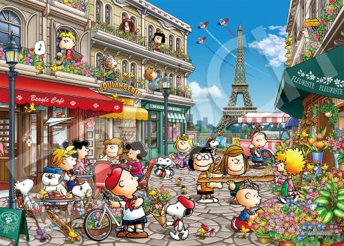 エポック社 3000スモールピース ジグソーパズル PEANUTS スヌーピー イン パリ （73×102cm） 21-401 のり付き ヘラ付き 点数券付き EPOCH 4,968円