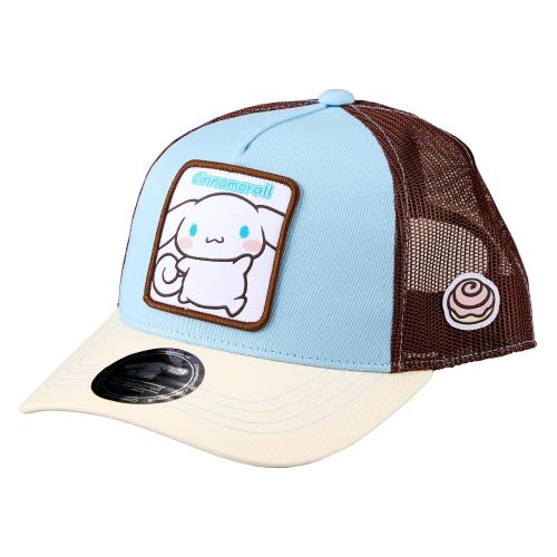 [サンリオ] 化粧ケース メッシュキャップ シナモロール/ライトブルー×アイボリー
