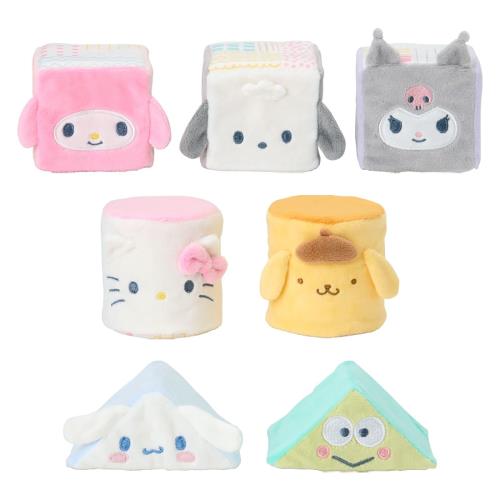サンリオ(Sanrio Baby) 洗えるつみきあそび サンリオキャラクターズ ハローキティ マイメロディ クロミ シナモロール ポチャッコ ポムポムプリン けろけろけろっぴ 赤ちゃん おもちゃ ギフト 出産祝い 345563画像