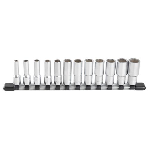トネ(TONE) ディープソケットセット(6角・ホルダー付) HSBL312 差込角9.5mm(3/8) インチ 内容12点