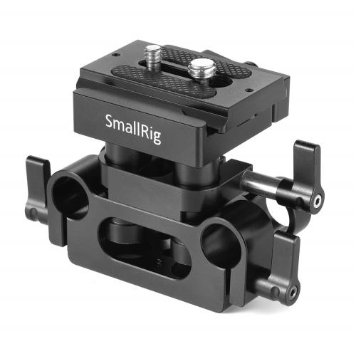 SmallRig 15粍ロッドサポートシステムベースプレート Arca-swiss標準尺度のQR一皿付き添い人-DBC2272B