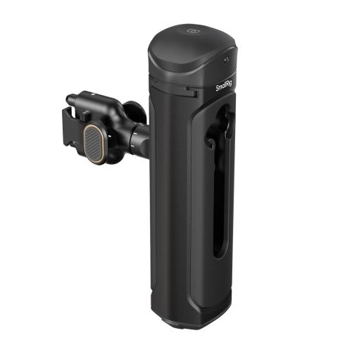 SmallRig ワイヤレスコントロールサイドハンドル SmallRig クイックリリーススマホケージ用 果てしがない回転させるアルミハンドルグリップ クイックリリースアダプター リモートコントロールモデュール 内蔵コールドシュー 4402B