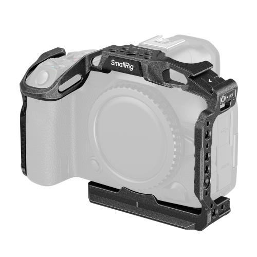SmallRig 写真器用伏せ籠 Canon相応う EOS R5 Mark II用 Black Mamba 押しひろげるひな形 コールドシュー付き添い人軽銀アロイカメラリグ 1/4\u0027\u0027-20および3/8\u0027\u0027-16ねじ釘穴 Arca印字機用内蔵クイックリリースプレート 4975 その他-家電