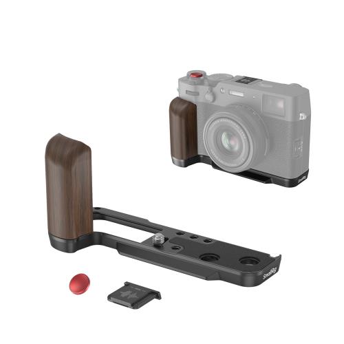 SmallRig X100VI / X100V用お手々手持ち部分 FUJIFILM相応うX100VI / X100V専用 写真機用材製 L 型手持ち部分 アルカ用クイックリリースプレート内蔵 シャッター名取り草とホットシューカバー付き添い人 (黒いこと) 4805