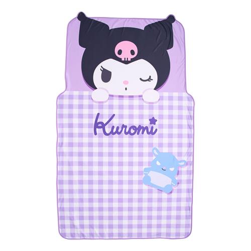 サンリオ(SANRIO) おひるねケット クロミ 表面:ポリエステル100%・裏面:ナイロン100% 接触冷感生地 ひざ掛け 433101