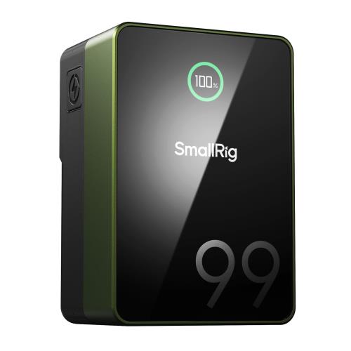 SmallRig VB99 Pro Vマウント蓄電池 6700mAh 99Wh 14.8V 100W PD 手っとり早い申し受ける器相応う D-TAP デュアルUSB C デュアルDC界面USB-A 写真機 カムコーダー 管する用 第八芸術生み出すこと者用 スモールリグ （緑） 4974