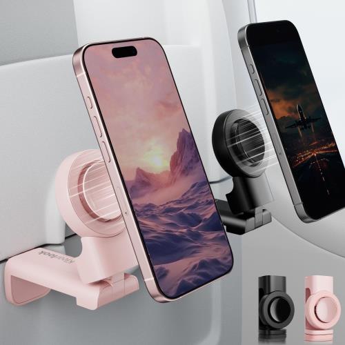 Klearlook MagSafe対応 飛行機 スマホスタンド ホルダー 折畳小型・360度回転 卓上/クリップ式 スマフォンスタンド 安定性 コンパクト 携帯ホルダー 携帯便利 滑り止・