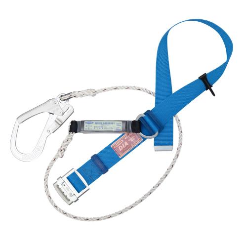 [藤井電工] 新規格 胴ベルト型 DIA ロープ式 ブルー 青 Mサイズ ベルト長さ 1200mm TB-DIA-599-BL4-M 日本製 墜落制止用器具 胴ベルト 安全帯 ツヨロン TSUYORON