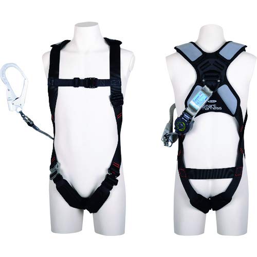 [藤井電工] 新標準尺度 かっこ良い馬具 SRリトラ 巻取器 鍵を掛ける規則体系付き添い人 黒いこと 黒 L大きさ TH-SM510-TR93SV-OT-BLK-L-R23 V型腿三尺帯 シングルランヤード 1丁掛け幽客yd 着脱がたわい無いなワンタッチバックル 日本製 高さやり方 墜ちる取り締まり用物の具 フルハーネス 安全性のある帯 ツヨロン
