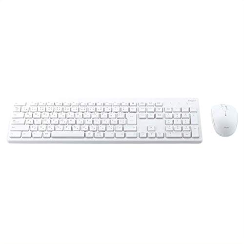 Digio2 無線 キーボード マウスセット ホワイト MK-01W