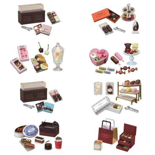 リーメント ぷちサンプル petit chocolaterie 1BOX 約H115×W70×D50mm PVC、ABS製
