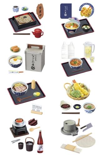 リーメント ぷちサンプルシリーズ そば和食処 なごみ屋 1BOX 約H115×W70×D50mm PVC製