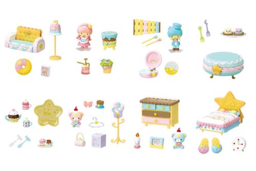 リーメント サンリオ LittleTwinStars PASTEL SWEETS ROOM 1BOX 約H115×W70×D50mm PVCABS製 6,830円