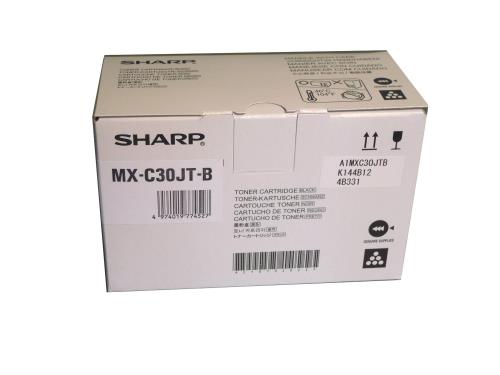シャープ複合機 MX-C300W 用トナー(MX-C30JT-B) ブラック　国内純正品 4,894円