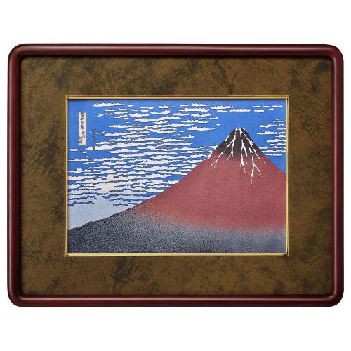 ハクバ 写真立て ORI TOKYO(オリトーキョー)葛飾北斎 富嶽三十六景 凱風快晴-02M M大いさ  写真絵枠組み 書き割り売りわたす 御膳上等木製写真立てにジャ差し固める織で生まれ変わりした名篇を書き割り AMZ-HOKUORI-02M 4977187004151