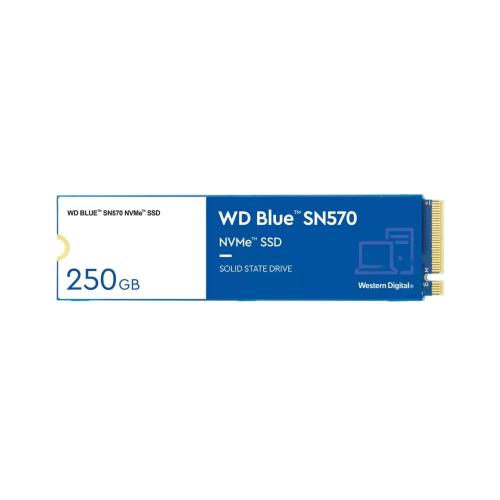 Western Digital(ウエスタンデジタル) 250GB WD Blue SN570 NVMe 内蔵ソリッドステート運転SSD - Gen3 x4 PCIe 8Gb/秒 M.2 2280 最大限度3,300MB/秒 - WDS250G3B0C