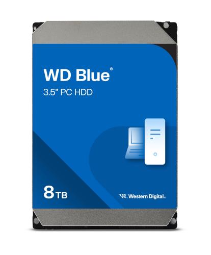 Western Digital ウエスタンデジタル WD Blue 内蔵 HDD ハードディスク 8TB CMR 3.5インチ SATA 5640rpm キャッシュ256MB PC メーカー保証2年 WD80EAAZ-AJP エコパッケージ国内正規取扱代理店
