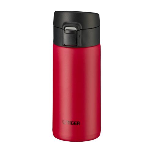 タイガー魔法瓶(TIGER) 水筒 360ml マグボトル ワンタッチ 軽量 ステンレスボトル 真空断熱 保温保冷 レッド MKA-K036RK