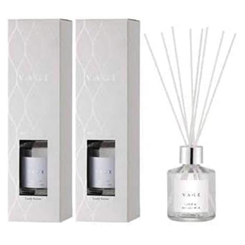 晴香堂 2個セットVAGE(バーグ) リードディフューザー リーフイーグリーン 180ml ルームフレグランス ルームディフューザー 芳香剤