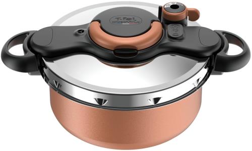 オンライン ティファール 圧力鍋 5.2L 3～5人用 IH ガス火対応 圧力鍋モードと鍋モードの2つの調理方法 簡単開閉のフタ 角煮 肉じゃが レシピブック付き 「 クリプソ ミニット デュオ メタリックブラウン 」 P4705138 16,260円