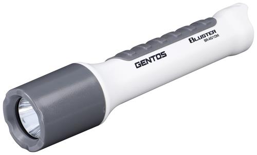 GENTOS(ジェントス) LED 懐中電灯 明るさ400ルーメン/実用点灯6時間/耐塵/2m防水 単3形電池2本使用 ブラスター BR-AG10M