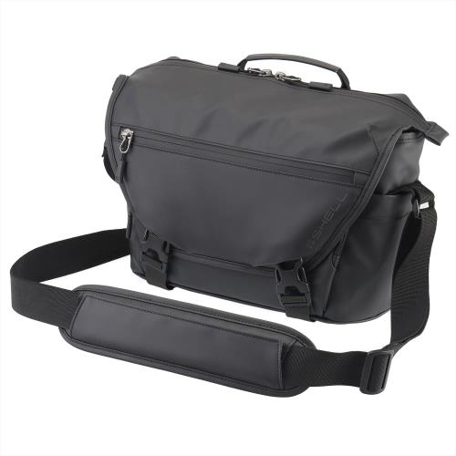 ハクバ HAKUBA 写真機御徒面子 足し加える外殻 レジスト02 ショルダーバッグ M AZ ピュアブラック 水に揺るぎ無いPVC上塗り 耐水/防汚役立つこと 早いところメモリアクセス能力のあるな上面メモリアクセスAMZSPRS02SBMBK 4977187206555