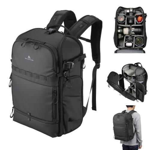 ハクバ カメラバッグ GW-ADVANCE タンク フェイスゲートバックパック17 AZ ブラック AMZSGWATKFGBP17 4方向からアクセス 一覧性に フロント全面開口 4977187005172