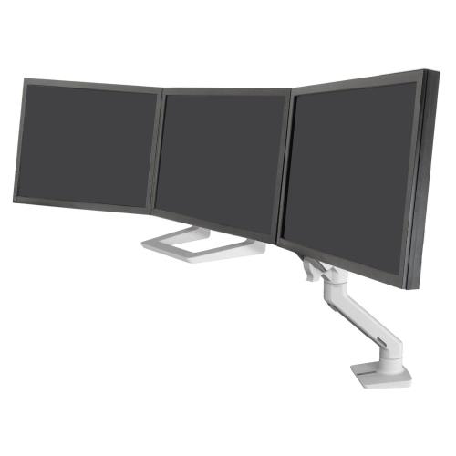 ERGOTRON エルゴトロン HXトリプルモニターボウキット ホワイト/白 24インチ(2.7~13.8kg)まで VESA規格対応 98-009-216