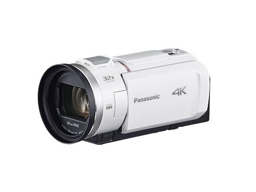 パナソニック (Panasonic) 4K デジタル テレビカメラ HC-VX3-W 5軸変わり種手振れ手を加える 光学24倍望遠レンズ パール白いこと