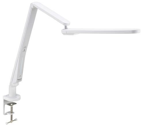 パナソニック LEDデスクライト クランプ型 パソコンくっきり光搭載 6ヶ所可動 器具光束550ルーメン JIS:A形相当 ホワイト仕上 SQ-LC470-W 16,372円