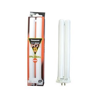 パナソニック 10個セット コンパクト形蛍光灯 13W 3波長形電球色 ツイン蛍光灯 ツイン1(2本ブリッジ) FPL13EX-L_set